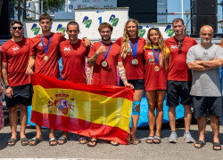 Alazne Aurrekoetxea y Juan de los Reyes se proclaman campeones de Europa de surf