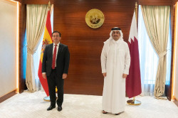 Albares dialoga con el primer ministro qatar&iacute; cuando lo que este quiere son bater&iacute;as de Patriot para defenderse