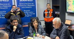 Boric llega a la mina de El Teniente para observar las tareas de rescate de los cinco trabajadores atrapados