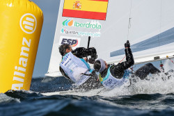 Brillante jornada en 49er FX y 470. Echegoyen/Barceló y Xammar/Brugman suben hasta la quinta posición en sus respectivas clases