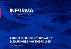Cantabria, donde más caen los procedimientos concursales en el último año, un 22,9%, según Informa
