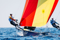 Diego Botín y Florian Trittel enfilan con su proa hacia el oro olímpico