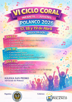 Diez coros infantiles y juveniles de Cantabria participan este fin de semana en el VI Ciclo Coral de Polanco