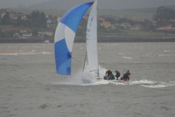 Doblete de la tripulaci&oacute;n del Mercury en la tirada del J80 santanderino, en la que el Sur fue el protagonista