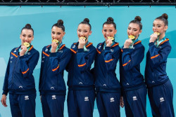 El conjunto s&eacute;nior de Espa&ntilde;a repite como campe&oacute;n de Europa en r&iacute;tmica
