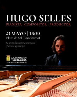 El pianista Hugo Selles ofrecer&aacute; este jueves un concierto en Torrelavega, que servir&aacute; de v&iacute;deo promocional