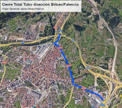 El t&uacute;nel de Torrelavega de la A-8 se cortar&aacute; por las noches desde hoy hasta el 6 de junio