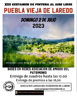 El XIII Certamen de Pintura al Aire Libre Puebla Vieja de Laredo se celebra este domingo