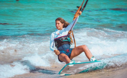Gisela Pulido capitanea el equipo espa&ntilde;ol en el Mundial de Formula Kite 