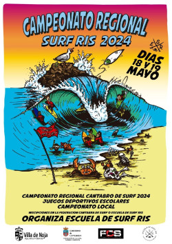 Noja acoger&aacute; este fin de semana el Campeonato Regional de Surf Ris 2024