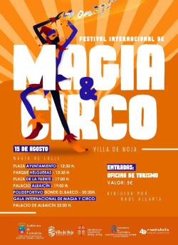Noja celebra el 15 de agosto el Festival Internacional de Magia y Circo