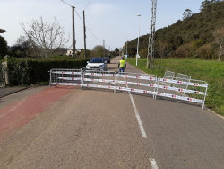  Noja mantiene los cortes de carreteras para evitar desplazamientos a segundas residencias en Semana Santa