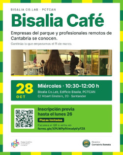 PCTCAN impulsa un nuevo Bisalia Caf&eacute; para conectar a sus empresas con el talento internacional residente en Cantabria