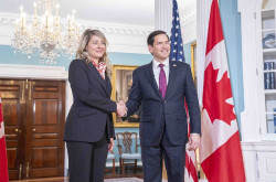 Rubio elogia las pol&iacute;ticas de Canad&aacute; para combatir las "coercitivas" pr&aacute;cticas comerciales de China