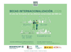 SODERCAN convoca becas de internacionalizaci&oacute;n en Dub&aacute;i, Dubl&iacute;n, Casablanca y Santiago de Chile
