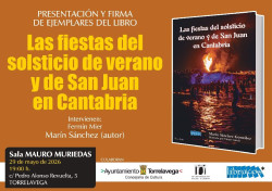Torrelavega presenta hoy un libro sobre las fiestas del solsticio de verano y San Juan